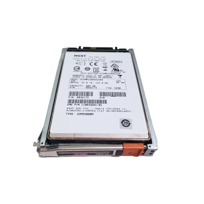 EMC 005051153 800GB SAS 6Gb/s 2.5-inch Solid State Drive. In Stock