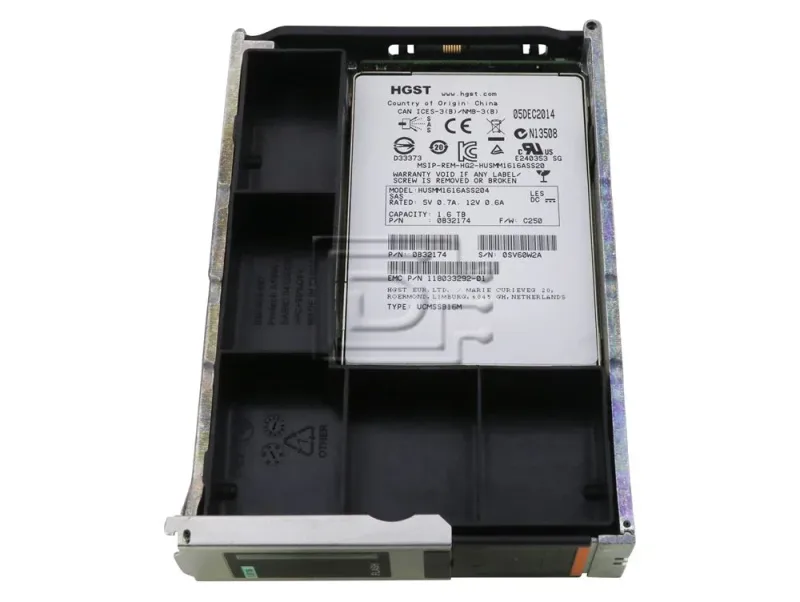 EMC 005051550 1.6TB SAS 12Gb/s 3.5-inch Solid State Drive. In Stock