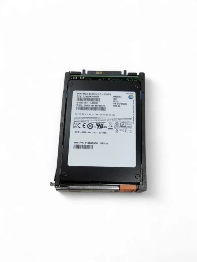 EMC 005052114 960GB SAS 12Gb/s 2.5 inch Solid State Drive with Tray for VMAX. In Stock