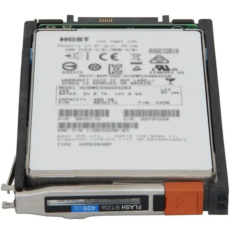 EMC 005052255 400GB SAS 12Gb/s 2.5-inch Solid State Drive with Tray For Unity Servers