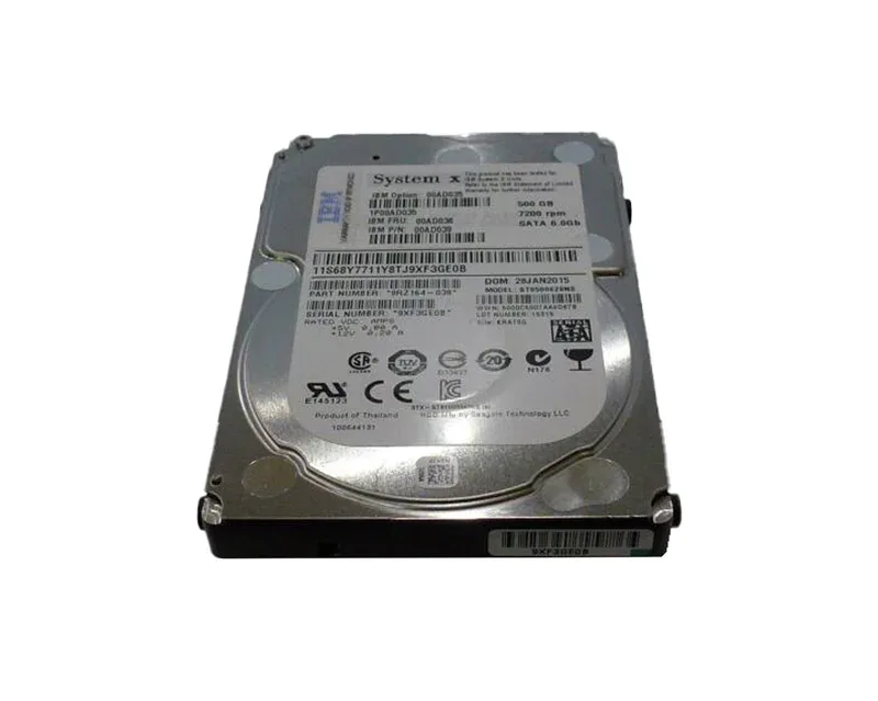 00AD039 - IBM 500GB 7200RPM SATA 2.5-inch Hard Drive for SYSTEM X