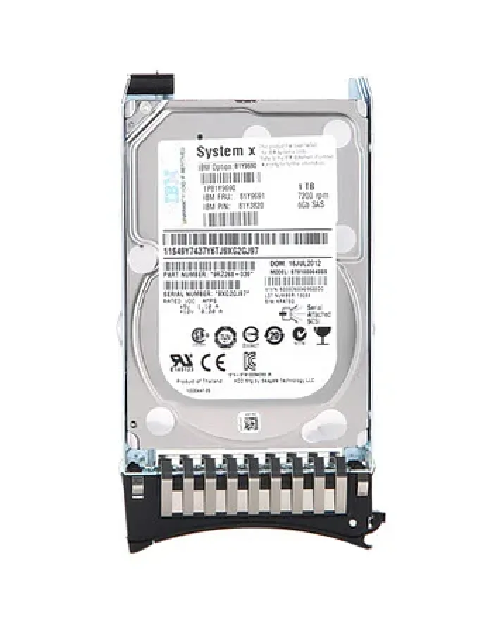 00AJ141 - IBM 1TB 7200RPM SATA 6GB/s NL 2.5-inch G3HS Hard Disk Drive