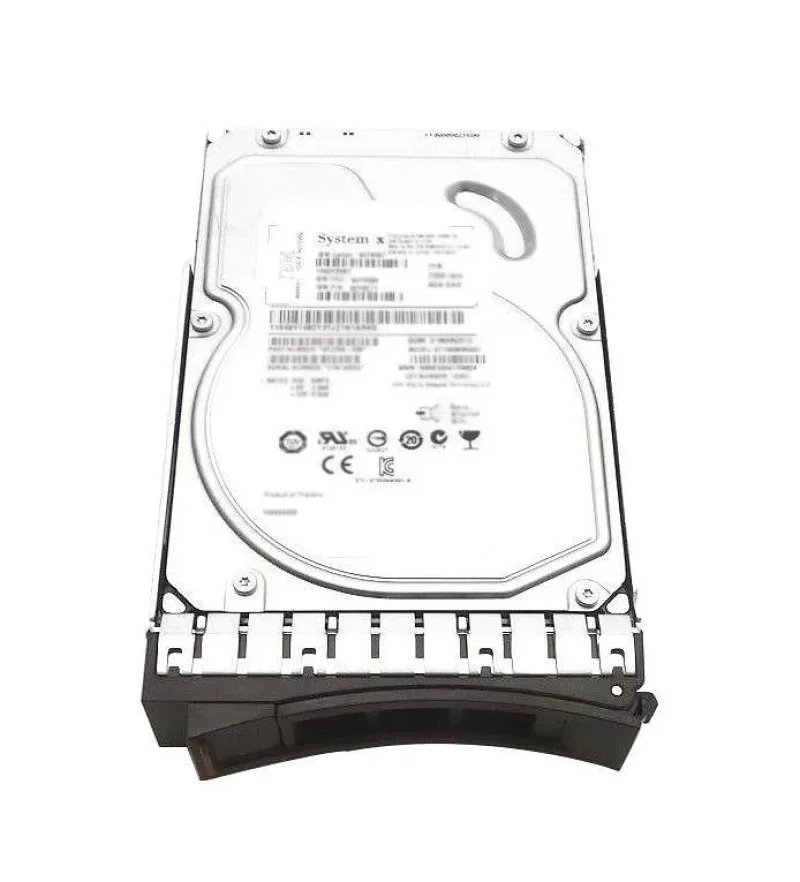 00FN124 - Lenovo 2TB 7200RPM SATA 6Gb/s Hot-Swappable 512e 3.5-inch Hard Drive
