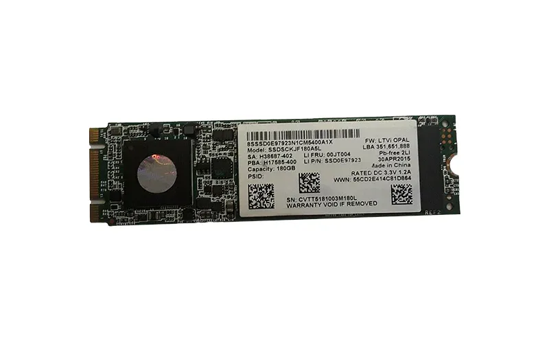 00JT004 - Lenovo 180GB PCI-Express M.2 Solid State Drive