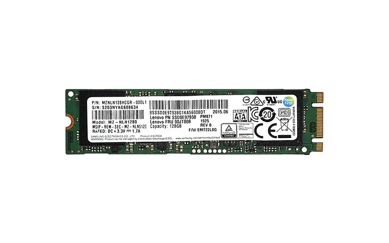 00JT008 - Lenovo 128GB SATA M.2 Internal Solid State Drive