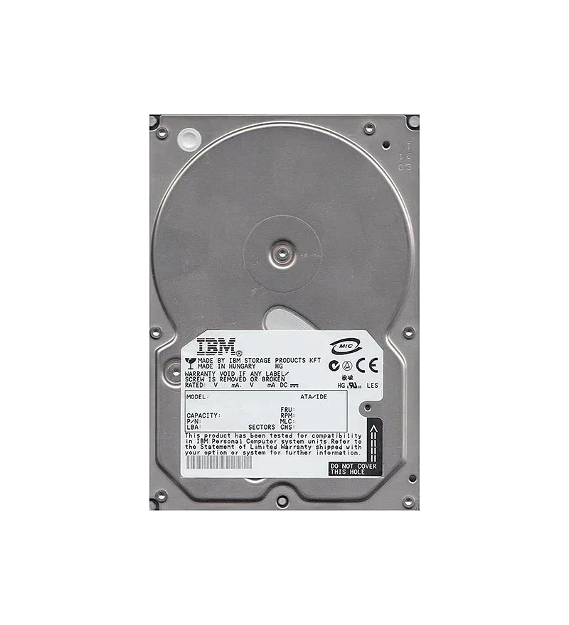 00K4071 - IBM Deskstar 14GXP 14.4GB 7200RPM IDE 512KB Cache 3.5-inch Hard Drive