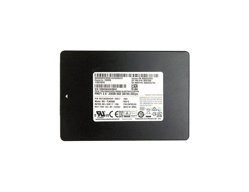 00KT009 - Lenovo 256GB SATA 6Gb/s 2.5-inch Solid State Drive