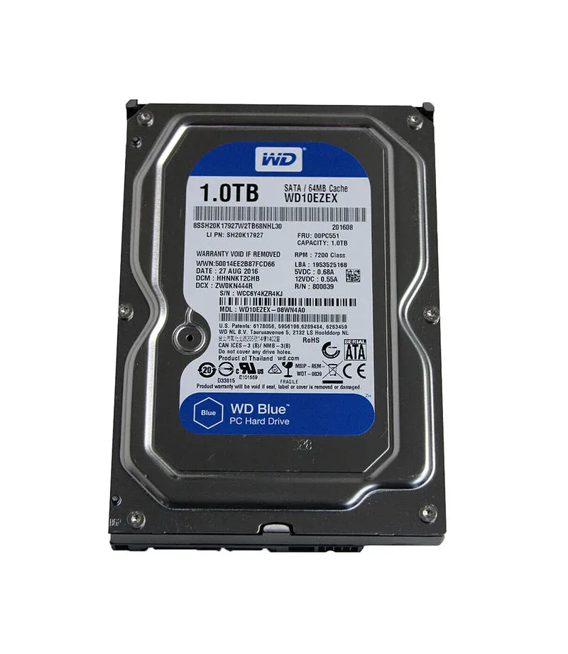 00PC551 - Lenovo 1TB 7200RPM SATA 6Gb/s 3.5-inch Hard Drive