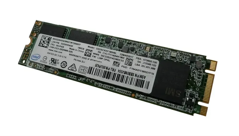 00UP426 - Lenovo 180GB Triple-Level Cell SATA 6Gb/s M.2 2280 Solid State Drive