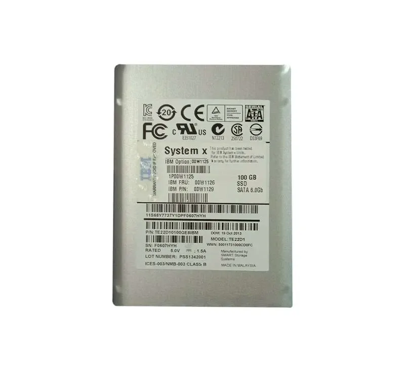 00W1129 - IBM 100GB SATA 2.5-inch Enterprise Solid State Drive