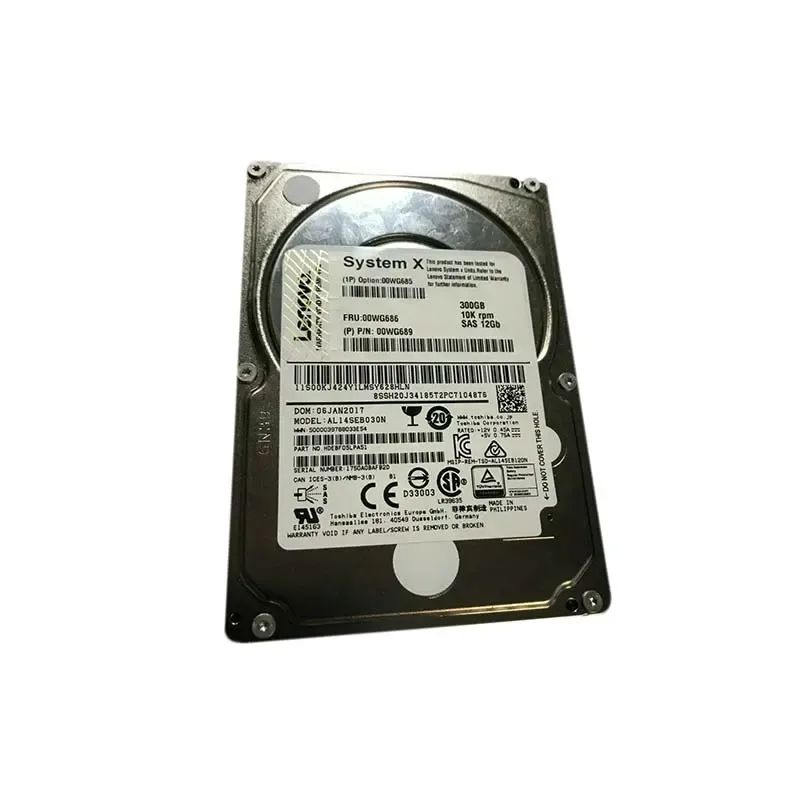 00WG686 - Lenovo 300GB 10000RPM SAS 2.5-inch Removable Hard Drive G3HS