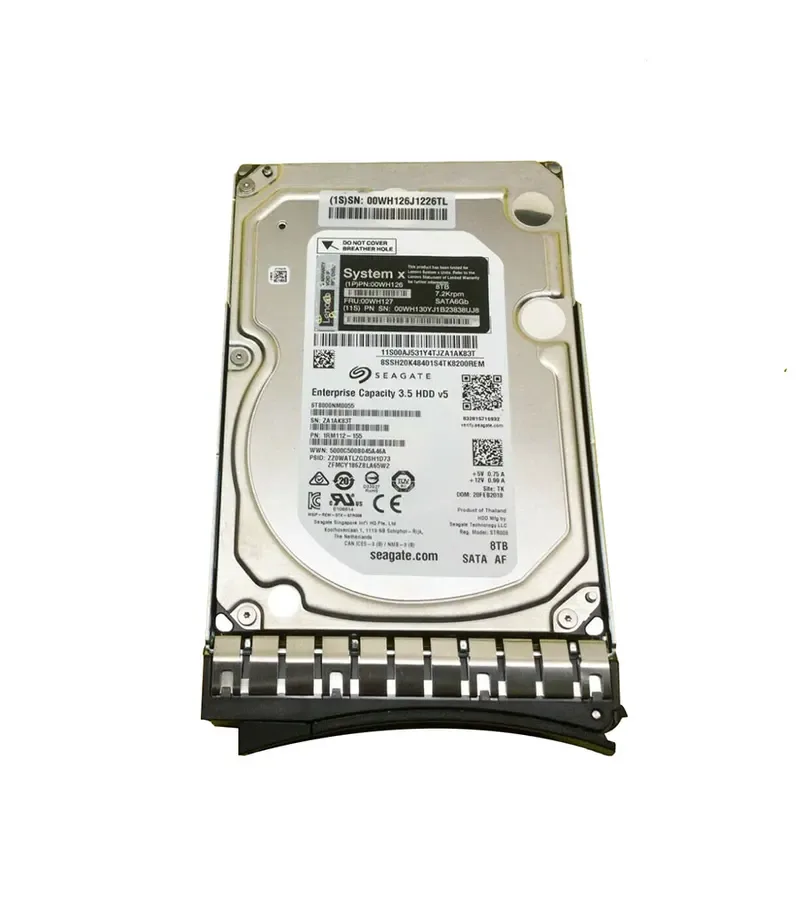 00WH127 - Lenovo 8TB 7200RPM SATA 6Gb/s 3.5-inch Hard Drive
