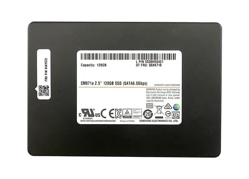 00XK718 - Lenovo 128GB Triple-Level Cell (TLC) SATA 6Gb/s 2.5-inch Solid State Drive