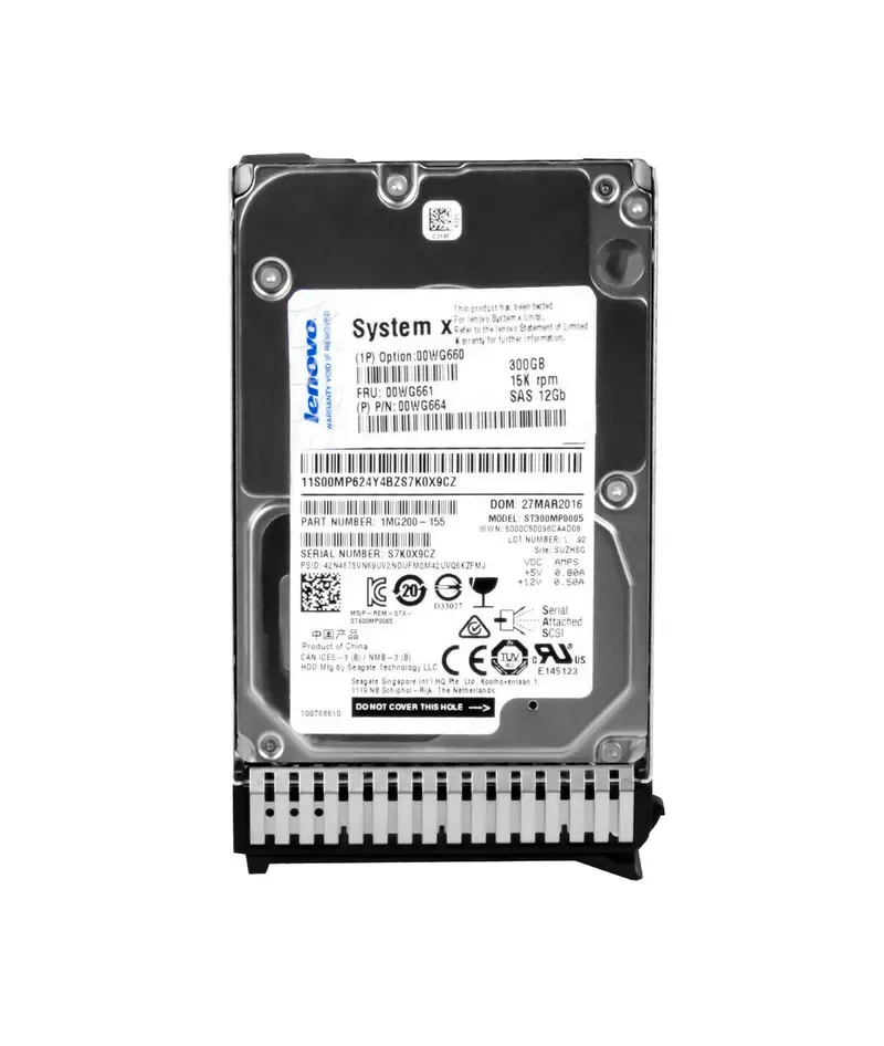 00YG713 - Lenovo 300GB 15000RPM SAS 6Gb/s 2.5-inch Hard Drive