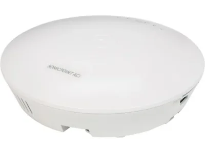 01-SSC-0872 - SonicWALL 2.4/5GHz 1.3Gbps 802.11b/g/n/ac PoE+ Access Point with Power Injector