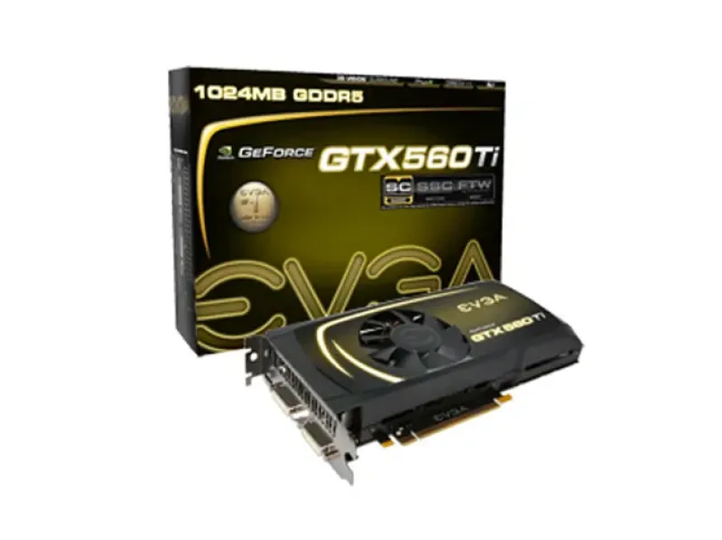 012-P3-1563-KR - EVGA GeForce GTX 560 Ti SuperClocked 1GB PCI Express DVI/ Mini-HDMI Video Graphics Card