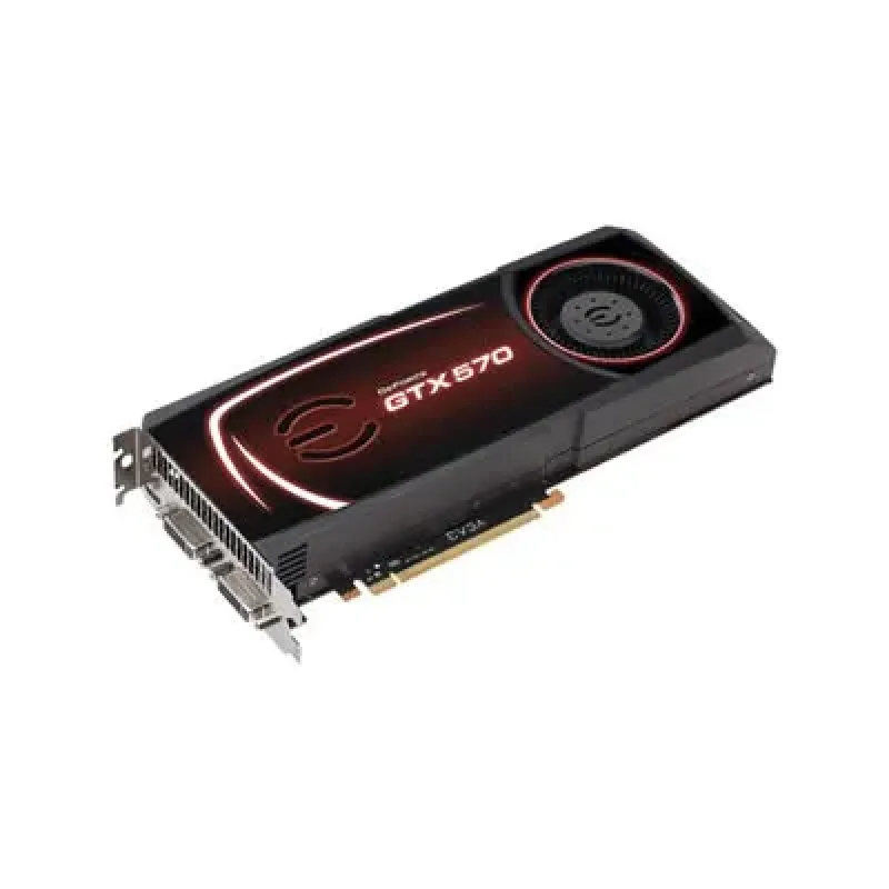 012-P3-1570-BR - EVGA Nvidia GeForce GTX 570 1.2GB 320-Bit GDDR5 PCI-Express 2.0 x16 Dual DVI Graphics Card