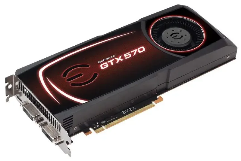 012-P3-1571-A1 - EVGA GeForce GTX 570 HD 1.2GB 320-Bit GDDR5 PCI Express 2.0 x16 Dual DVI/ HDMI/ DisplayPort Video Graphics Card