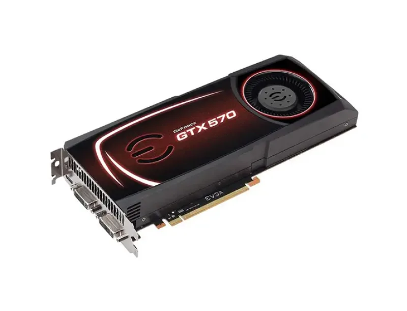 012-P3-1571-KR - EVGA GeForce GTX 570 HD 1.2GB 320-Bit GDDR5 PCI Express 2.0 x16 Dual DVI/ HDMI/ DisplayPort Video Graphics Card