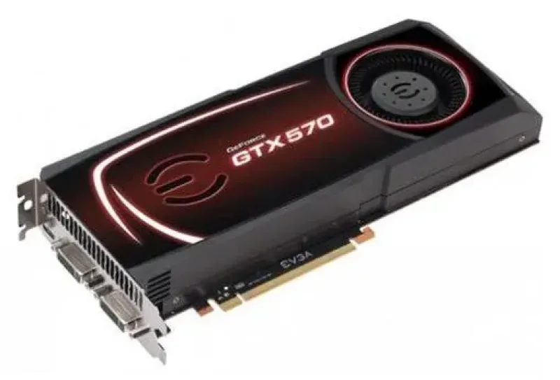 012-P3-1572-A1 - EVGA GeForce GTX 570 SuperClocked 1.2GB GDDR5 320-Bit PCI-Express 2.0 x16 DVI Graphics Card
