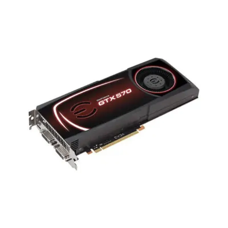012-P3-1572-AR - EVGA GeForce GTX 570 SuperClocked 1.2GB 320-Bit GDDR5 PCI Express 2.0 x16 HDCP Ready/ SLI Support Video Graphics Card