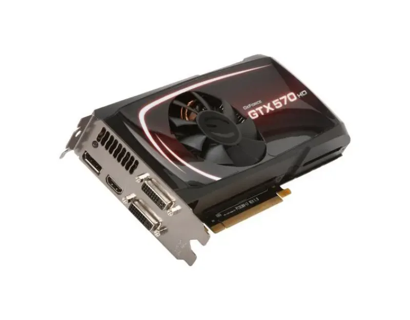 012-P3-1573-KR - EVGA GeForce GTX 570 HD SuperClocked 1.2GB 320-Bit GDDR5 PCI Express 2.0 x16 Dual DVI/ DisplayPort/ mini HDMI Video Graphics Card