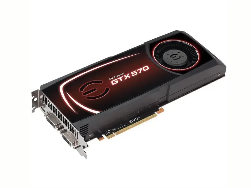 012-P3-1576-B1 - EVGA GeForce GTX 570 SuperClocked 1.2GB 320-Bit GDDR5 PCI Express 2.0 x16 HDCP Ready SLI Support Video Graphics Card