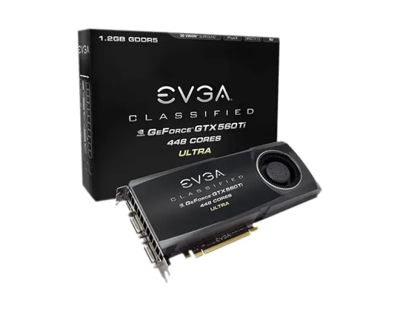 012-P3-2078-KR - EVGA Nvidia GeForce GTX 560 Ti 1280MB GDDR5 320-Bit PCI Express 2.0 x16 Video Graphics Card