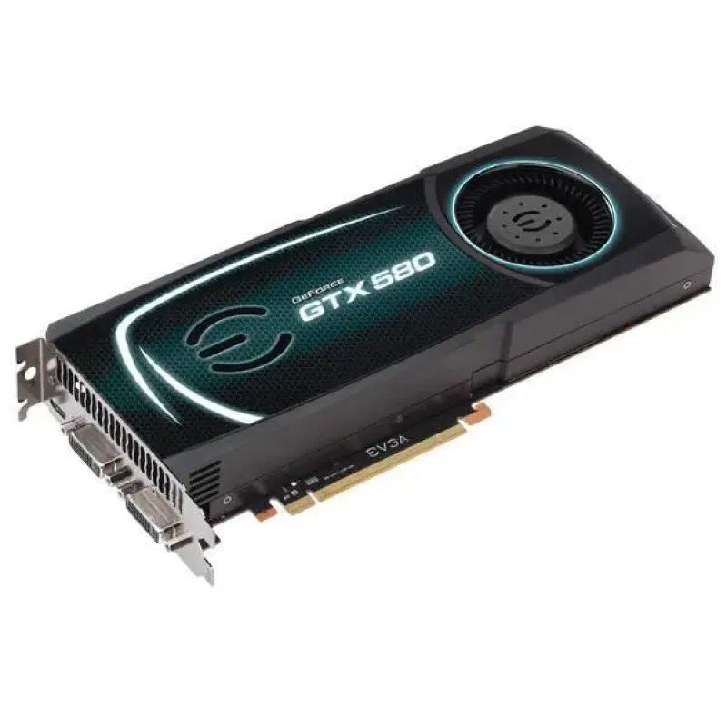 015-P3-1582-K1 - EVGA GeForce GTX 580 SuperClocked 1.5GB GDDR5 PCI Express 2.0 Dual DVI/ Mini-HDMI/ Ready SLI Support Video Graphics Card