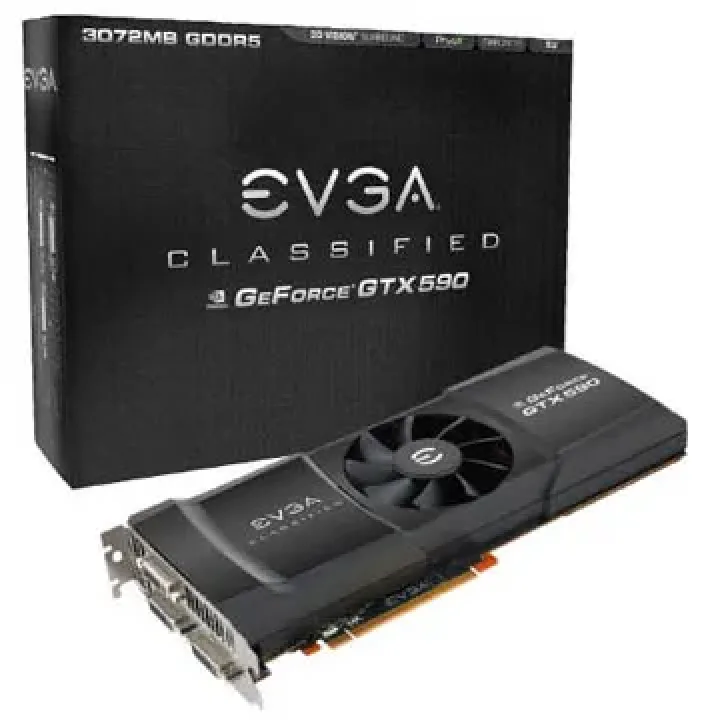 015-P3-1582-RX - EVGA GeForce GTX 580 SuperClocked 1.5GB GDDR5 PCI Express 2.0 Dual DVI/ Mini-HDMI/ Ready SLI Support Video Graphics Card