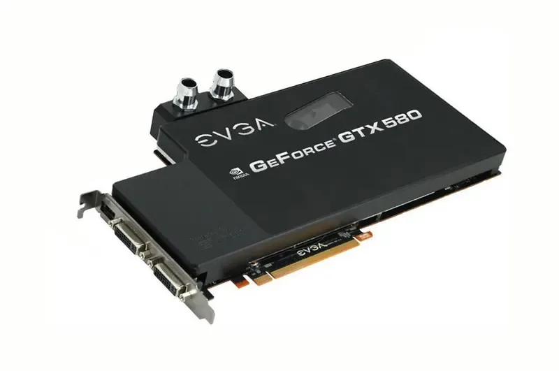 015-P3-1592-AR - EVGA GeForce GTX 580 FTW Hydro Copper 1.5GB GDDR5 PCI Express 2.0 Dual DVI/ Mini-HDMI/ Ready SLI Support Video Graphics Card