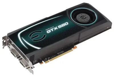015P31580E1 - EVGA GeForce GTX 580 1.5GB 384-Bit GDDR5 PCI Express 2.0 x16 Dual DVI/ mini HDMI/ HDCP Ready SLI Support Video Graphics Card