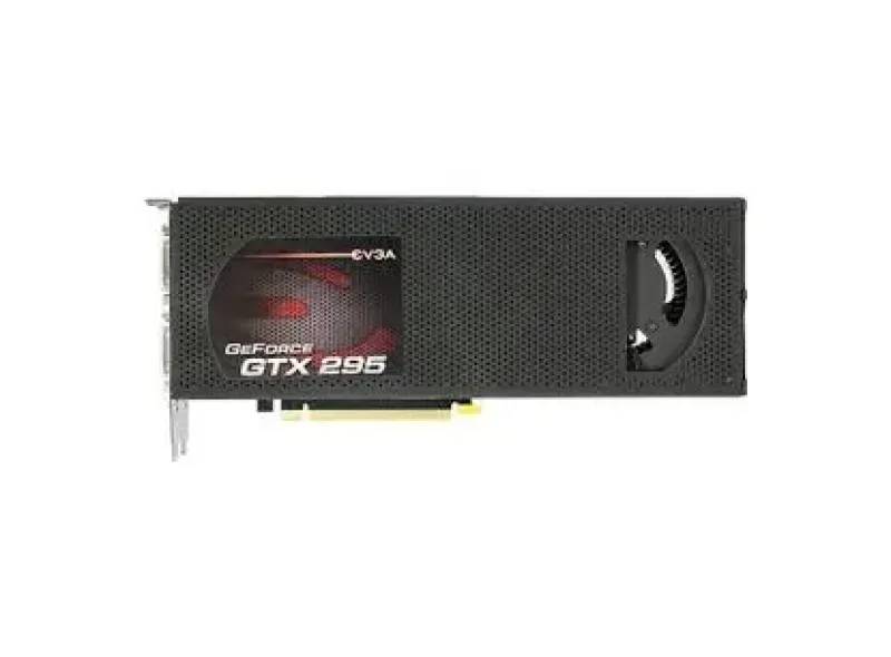 017-P3-1293-KR - EVGA GeForce GTX 295 1.8GB GDDR3 896-Bit (2x 448-Bit) PCI Express 2.0 x16 HDCP Ready/ SLI Supported Video Graphics Card