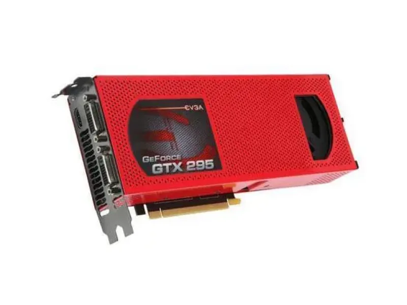 017-P3-1294-KR - EVGA GeForce GTX 295 Red Edition 1.7GB 896-Bit GDDR3 PCI Express 2.0 x16 Dual DVI/ HDMI Video Graphics Card