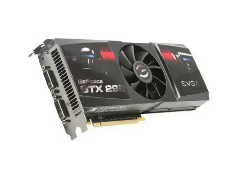 017-P3-1295-KR - EVGA GeForce CO-OP Edition GTX 295 1.7GB 896-Bit (2x 448-Bit) DDR3 PCI Express 2.0 x16 HDCP Ready/ SLI Supported Video Graphics Card