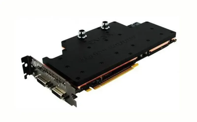 017-P3-1297-B1 - EVGA GeForce GTX 295 CO-OP Hydro Copper 1.8GB GDDR3 PCI Express 2.0 x16 SLI ready Video Graphics Card