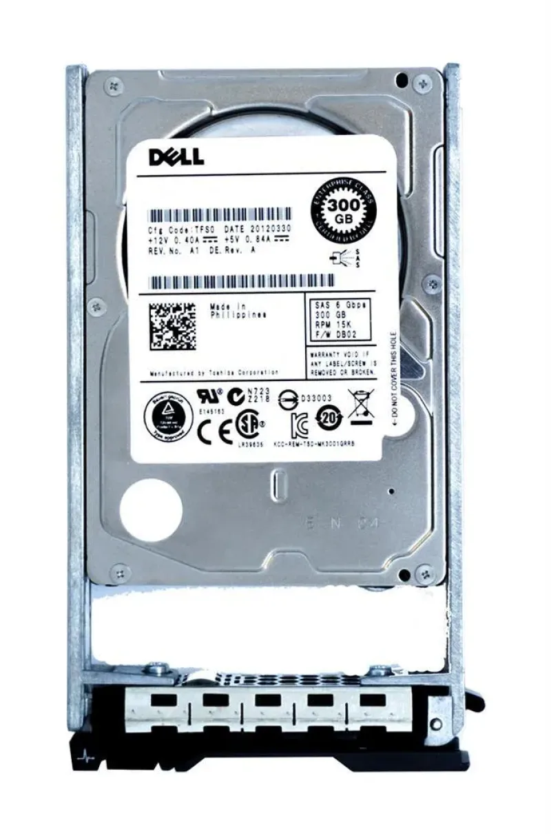 017WPH - Dell 300GB 15000RPM Fibre Channel 4Gb/s 3.5-inch Hard Drive
