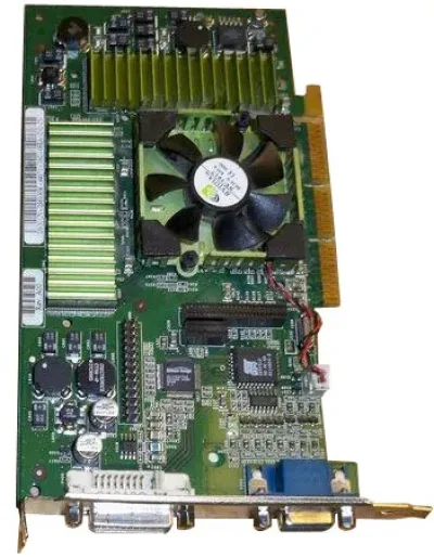 01F951 - Dell 64MB Nvidia GeForce 2 DDR Ultra AGP with DVI and VGA Outputs Video Graphics Card