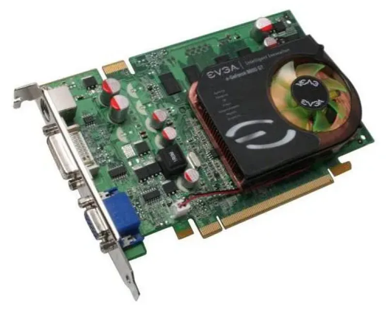 01G-P2-N795-A1 - EVGA GeForce 8600GT 1GB 128-Bit GDDR2 PCI Express x16 HDCP Ready/ SLI Support Video Graphics Card