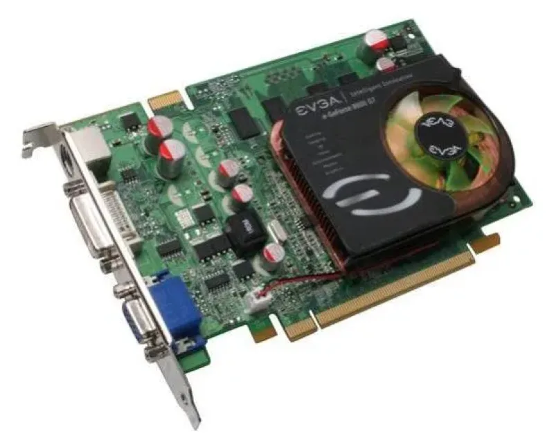 01G-P2-N795-K1 - EVGA GeForce 8600GT 1GB 128-Bit GDDR2 PCI Express x16 HDCP Ready/ SLI Support Video Graphics Card