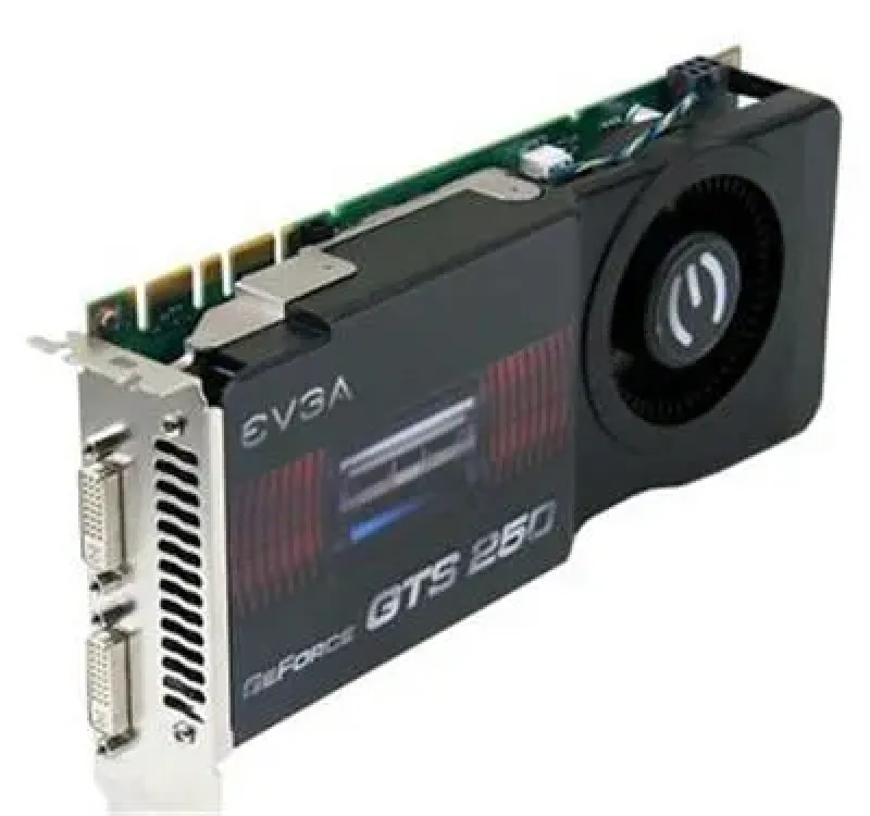 01G-P3-1155-LA - EVGA GeForce GTS 250 1GB 256-Bit GDDR3 PCI Express 2.0 x16 HDCP Ready/ SLI Supported Video Graphics Card
