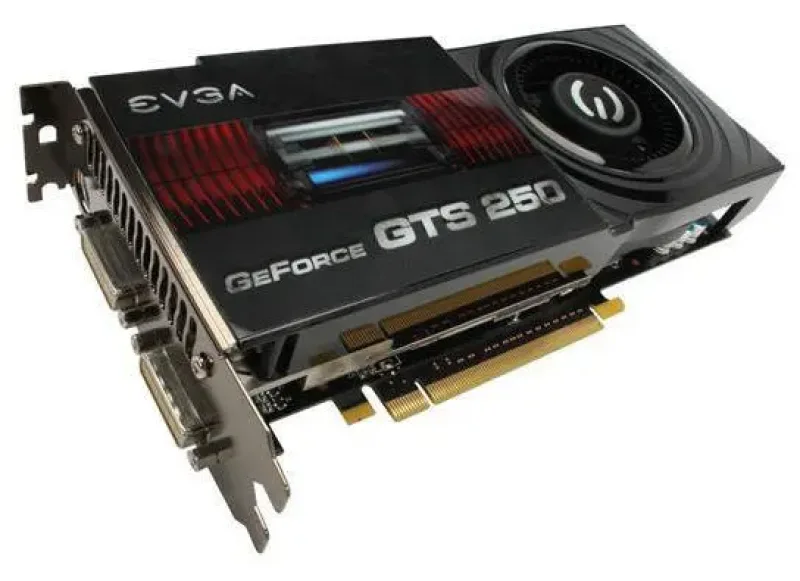 01G-P3-1158-KR - EVGA GeForce GTS 250 1GB 256-Bit DDR3 PCI Express 2.0 x16 Dual DVI/ HDTV/ S-Video Out/ HDCP Ready/ SLI Support Video Graphics Card