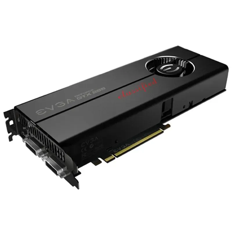 01G-P3-1190-AR - EVGA GeForce GTX 285 Classified 1GB 512-Bit DDR3 PCI Express 2.0 x16 Dual DVI/ Evbot Video Graphics Card
