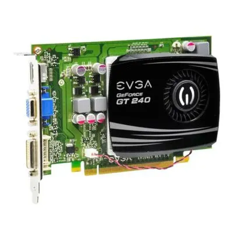 01G-P3-1236-RX - EVGA GeForce GT 240 1GB 128-Bit DDR3 PCI Express 2.0 x16 DVI/ VGA/ HDMI Video Graphics Card