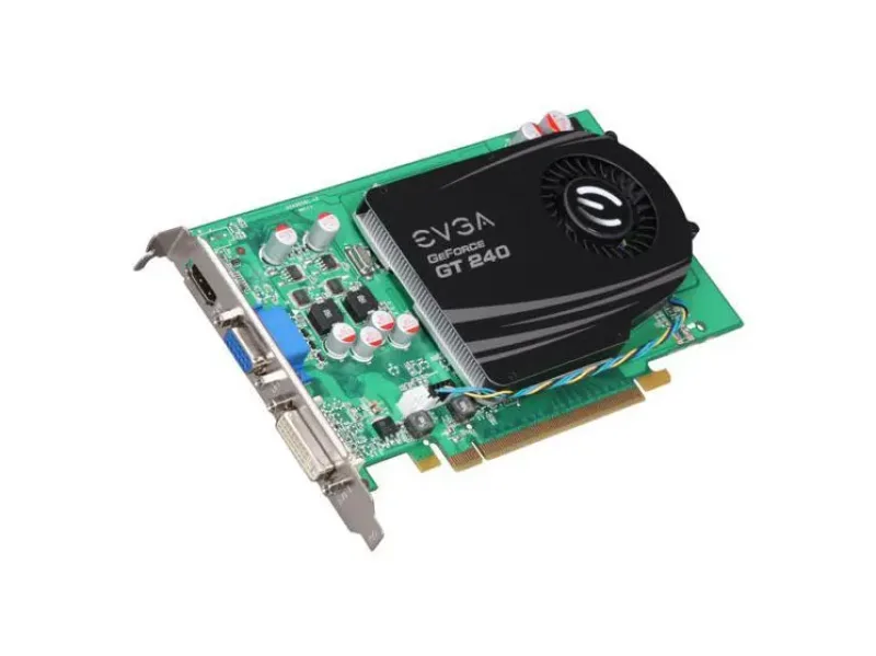 01G-P3-1246-KR - EVGA GeForce GT 240 1GB DDR5 128-Bit PCI Express 2.0 x16 DVI/ D-Sub/ HDMI/ HDCP Ready Video Graphics Card