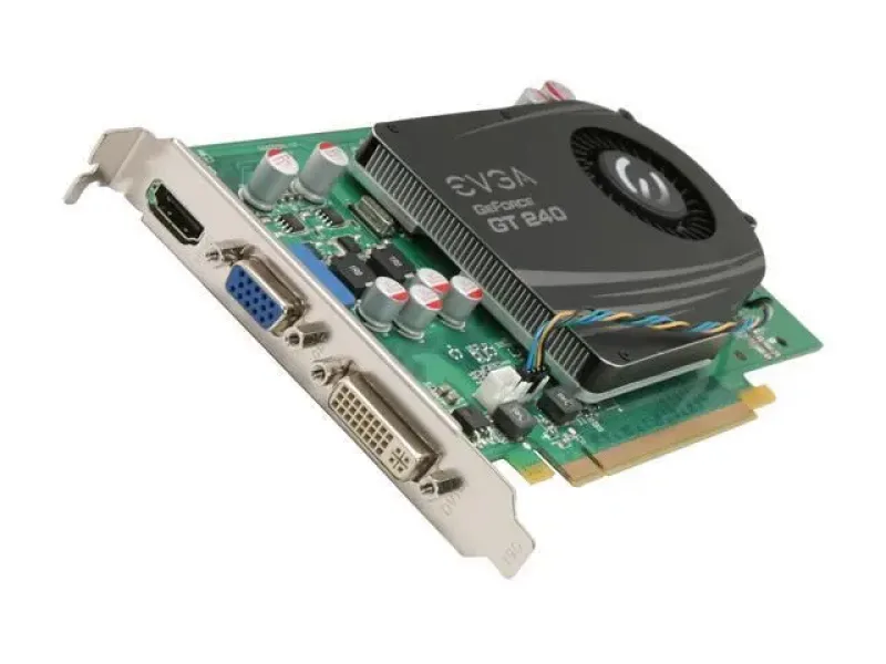 01G-P3-1246-TR - EVGA GeForce GT 240 1GB DDR5 128-Bit PCI Express 2.0 x16 DVI/ D-Sub/ HDMI/ HDCP Ready Video Graphics Card