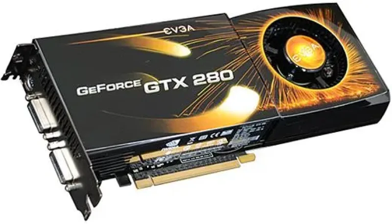 01G-P3-1282-T3 - EVGA GeForce GTX 280 SuperClocked Edition 1GB 512-Bit GDDR3 PCI Express 2.0 x16 HDCP Ready SLI Supported Video Graphics Card