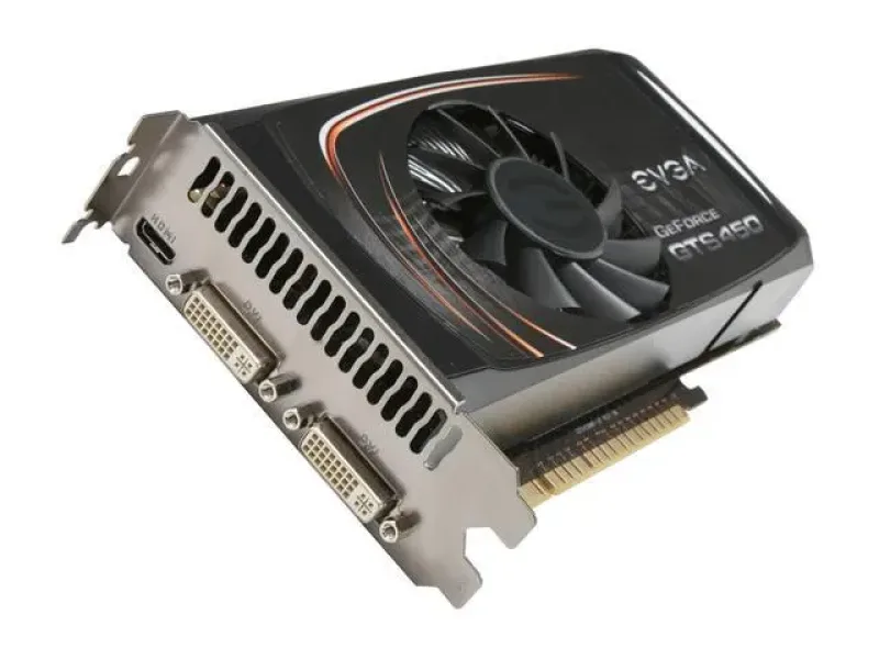01G-P3-1450-AR - EVGA GeForce GTS 450 SuperClocked 1GB GDDR5 PCI Express 2.0 Dual DVI/ Mini-HDMI SLI Ready Video Graphics Card