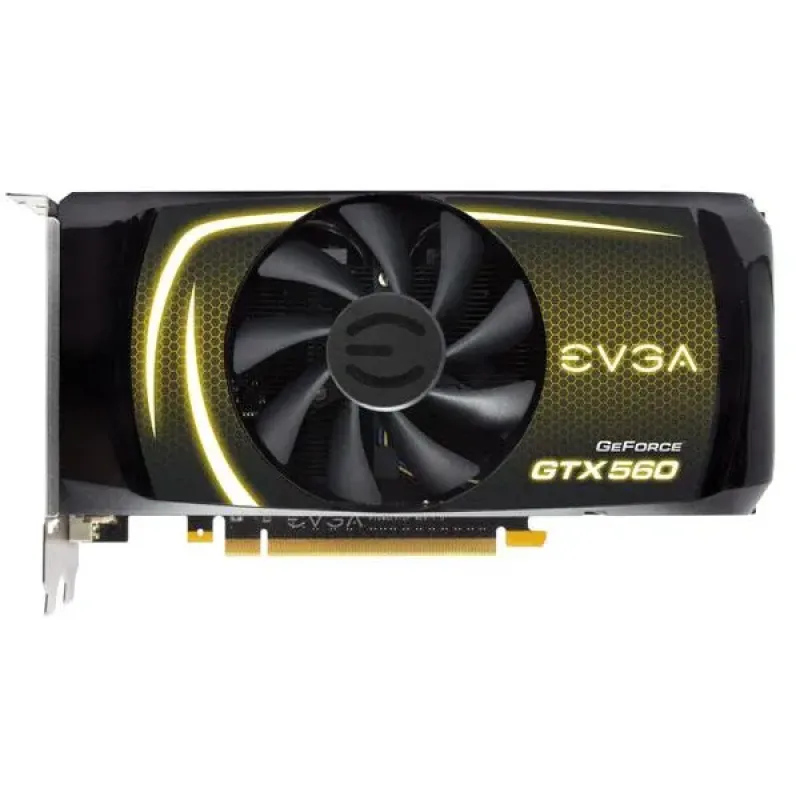 01G-P3-1460-K4 - EVGA GeForce GTX 560 1GB GDDR5 256-Bit PCI Express 2.0 Dual DVI/ Mini HDMI SLI Ready Video Graphics Card