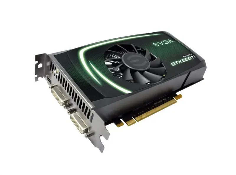 01G-P3-1556-L1 - EVGA GeForce GTX 550 Ti 1GB GDDR5 192-Bit PCI Express x16 2.0 2 x DVI/ Mini-HDMI SLI Ready/ Supported Video Graphics Card